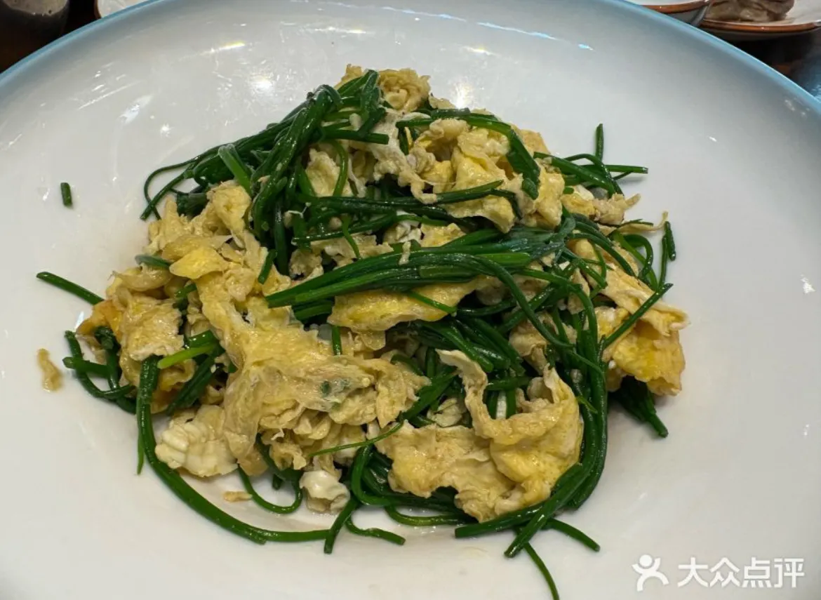 沙葱炒鸡蛋 图源 醉里挑灯看剑@大众点评