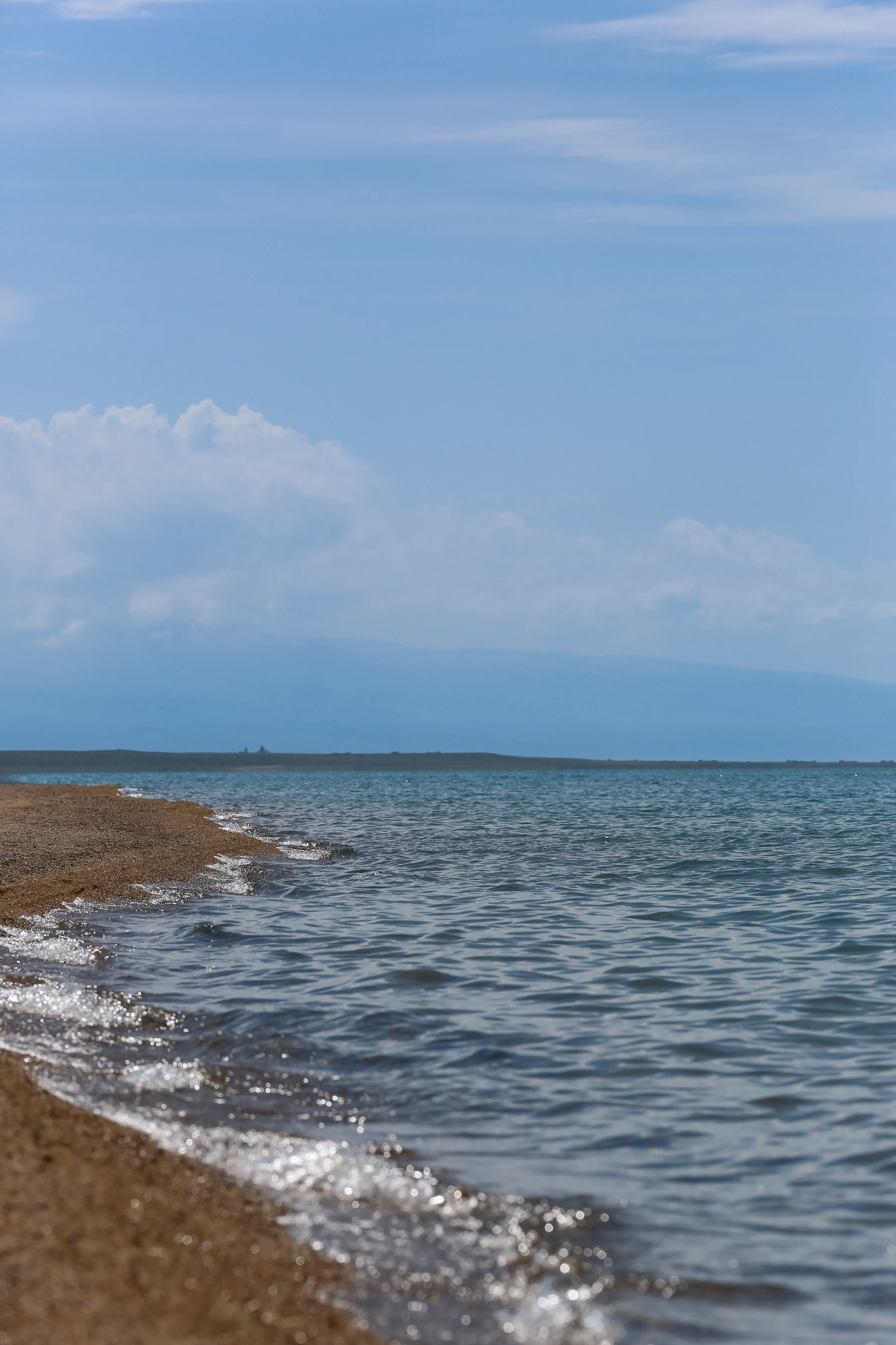 青海湖半岛湖岸