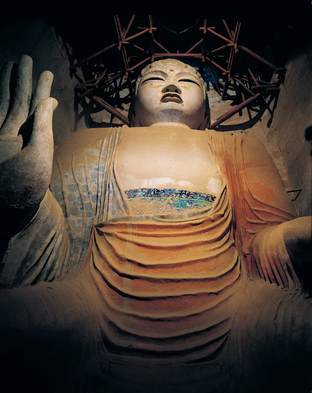 096 窟大佛 图源 敦煌研究院