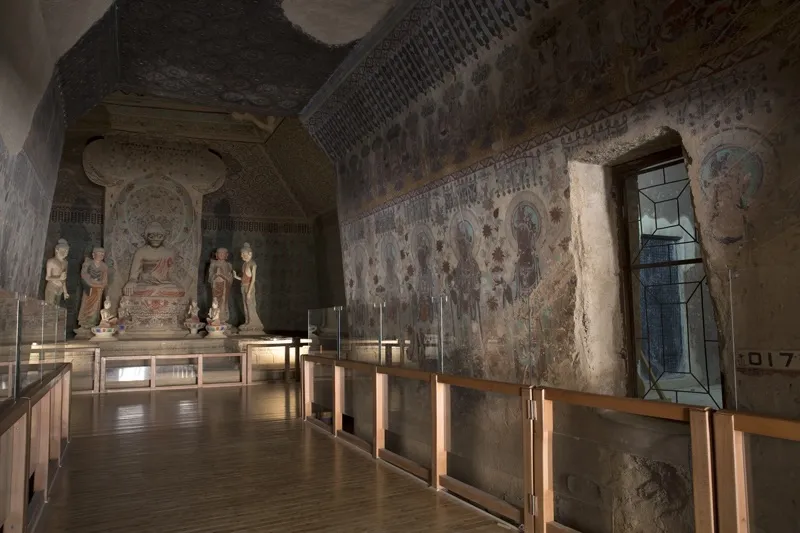 016 窟甬道和藏经洞(017 窟) 图源 敦煌研究院